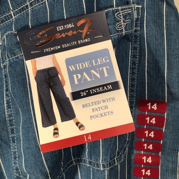 Seven7 Wide Leg Pant, Size 14, NWT - Picture 8 of 12